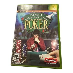 Xbox World Poker championship- XBOX tested , no manual no scratches